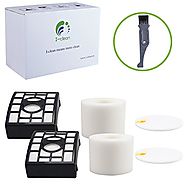 I-clean For Shark NV683,NV682,NV681,NV680,NV800, NV800W, NV801, NV803, UV810 Foam & Felt Filter Kits,2 Sets of Replac...