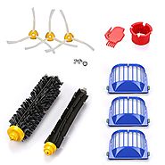 Energup Accessory for Irobot Roomba 500 600 610 620 650 Series Vacuum Cleaner Replacement Part Include 3 Pack Filter,...