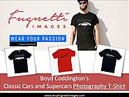 Boyd Coddington's Photography T-Shirt of Classic Cars and Supercars