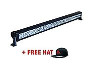 Arsenal 40" 240w + FREE HAT Light Bar LED Spot Flood Combo Beam Off Road Fog Driving 4x4 Race baja racing truck 4X4 o...