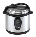 Nesco PC6-25P 6-Quart Electric Programmable Pressure Cooker, Stainless Steel