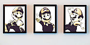 Super Mario Collection digital prints