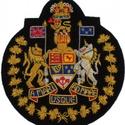 Canadian Forces Chief Warrant Officer Mess Kit insignia with gold bullion Embroidery
