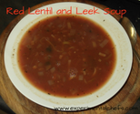Red Lentil and Leek Soup