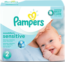 Pampers Swaddlers Sensitive Diapers: New Baby Diapers