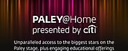 Welcome to Paley@Home, new weekly programming with your favorite stars revealing behind-the-scenes stories, plus enri...