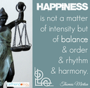 Happiness is a Balance - Elements of Happiness | The New Girlfriendology | Be a Better Friend | Inspiration, Girlfrie...