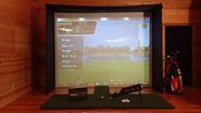 12'x9' OPTISHOT Home Virtual Golf Simulator ULTI STUDIO COMBO