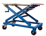 Vestil CART-660-M Steel Mechanical Scissor Cart, 660 lbs Capacity, 37" Length x 23-1/2" Width Platform, 17-1/4 - 39-1...