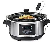 Hamilton Beach 33969A Set 'n Forget Programmable Slow Cooker, 6-Quart