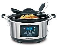 Hamilton Beach 33967A Set 'n Forget Programmable Slow Cooker, 6-Quart