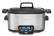 Cuisinart MSC-600 3-In-1 Cook Central 6-Quart Multi-Cooker: Slow Cooker, Brown/Saute, Steamer