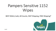 Pampers Sensitive 1152 Wipes