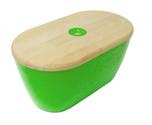 Lime green bread bin (or breadbox)