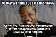 5. The person who overuses the hashtag symbol.