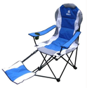 GigaTent Camping Chair with Footrest, Blue