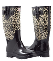 Women's Rubber Rain Boots Lined Mid Calf Hunting Style