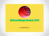 African mango review 2014-African Mango Review