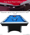 Top Rated Best Pool Tables Brands Reviews 2014
