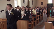 Groom sings his heart out as his beautiful bride walks up the aisle