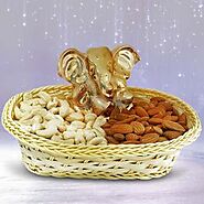 Send DEVOTIONAL DRYFRUITS BASKET Online Same Day Delivery - OyeGifts.com