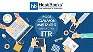 Avoid these Common Mistakes while Filing Income Tax Returns - HostBooks Accounting