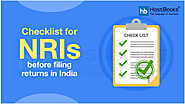 Checklist for NRIs before Filing Returns in India