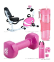Pink Exercise Equipment, Fitness Gear, Yoga Clothes and MUCH More (hot pink too!)