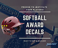Softball Award Decals