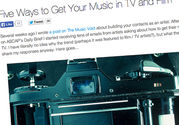 Copywriting & Content for the Music Industry | VEN