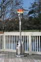 Deluxe Stainless Steel LPG Patio Heater- Fire Sense-Outdoor Living-Firepits & Patio Heaters-Patio Heaters