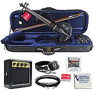Bunnel EDGE Electric Violin Outfit Jet Black Amp Included