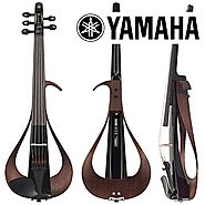 Yamaha YEV105BL Electric Violin, Black, 5 String