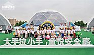 Large Dome Tents for BMW Children's Traffic Safety Education Camp
