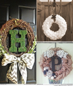 DIY Holiday Burlap Wreath