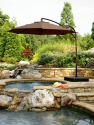 10 Ft. Round Offset Umbrella*- Garden Oasis-Outdoor Living-Patio Furniture-Patio Umbrellas & Bases