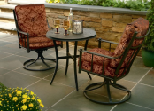 Menlo Park 3 Pc. Bistro Set - Auburn- Country Living-Outdoor Living-Patio Furniture-Bistro Sets