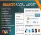 Advanced Social Widget Preview - CodeCanyon