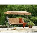 Addison 3 Person Cushion Swing- Jaclyn Smith Today-Outdoor Living-Patio Furniture-Swings