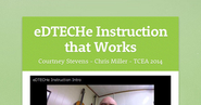 eDTECHe Instruction that Works