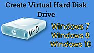 Create Virtual Hard Disk Drive
