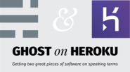 How to host a ghost blog on Heroku, for free