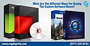 What Are The Different Ways For Buying The Custom Software Boxes?