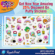 Get New Year Amazing Deal On Puffy Stickers - RegaloPrint