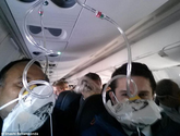 Georgetown professor tweets selfie wearing oxygen mask on diverted flight