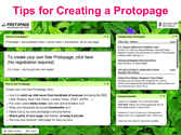 Tips for Creating a Protopage