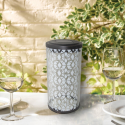 Frosted Fretwork Cylinder Solar Lantern- Smart Solar-Outdoor Living-Outdoor Lighting-Decorative Lighting