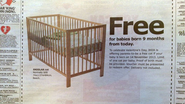 Ikea Wins Valentine's Day With Offer of Free Crib-Nine Months From Now