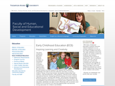 Thompson Rivers University - Early Childhood Education (ECE)