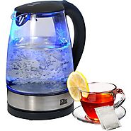 Elite by Maxi-Matic Platinum 1.8-qt. Cordless Glass Electric Tea Kettle - Kitchen Things